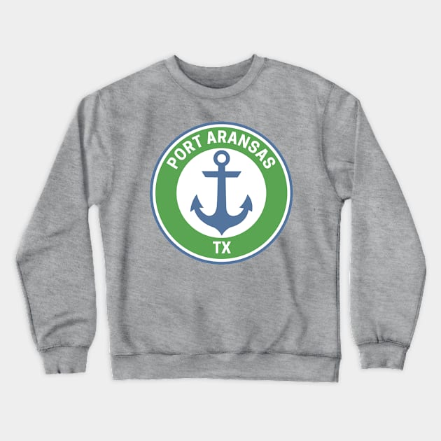 Vintage Port Aransas Texas Crewneck Sweatshirt by fearcity